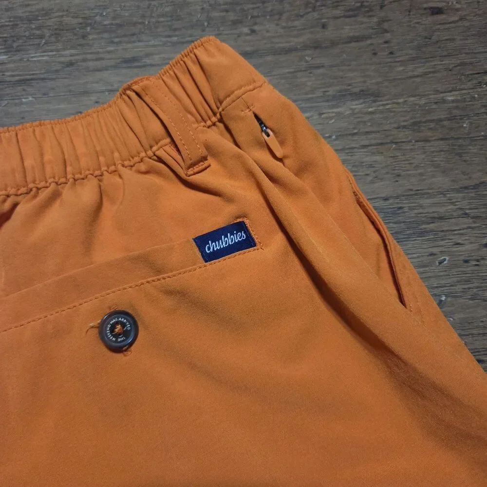 Chubbies Shorts Men's Medium Orange Everywear 6